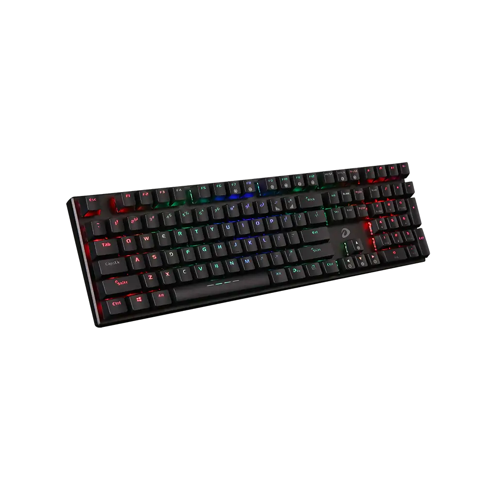 DAREU EK810 Multi-Led Black Gaming Keyboard - Fullsize 108 Keys, USB 2.0 2 DAREU EK810 Multi-Led Black Gaming Keyboard - Fullsize 108 Keys, USB 2.0 - Ảnh 2