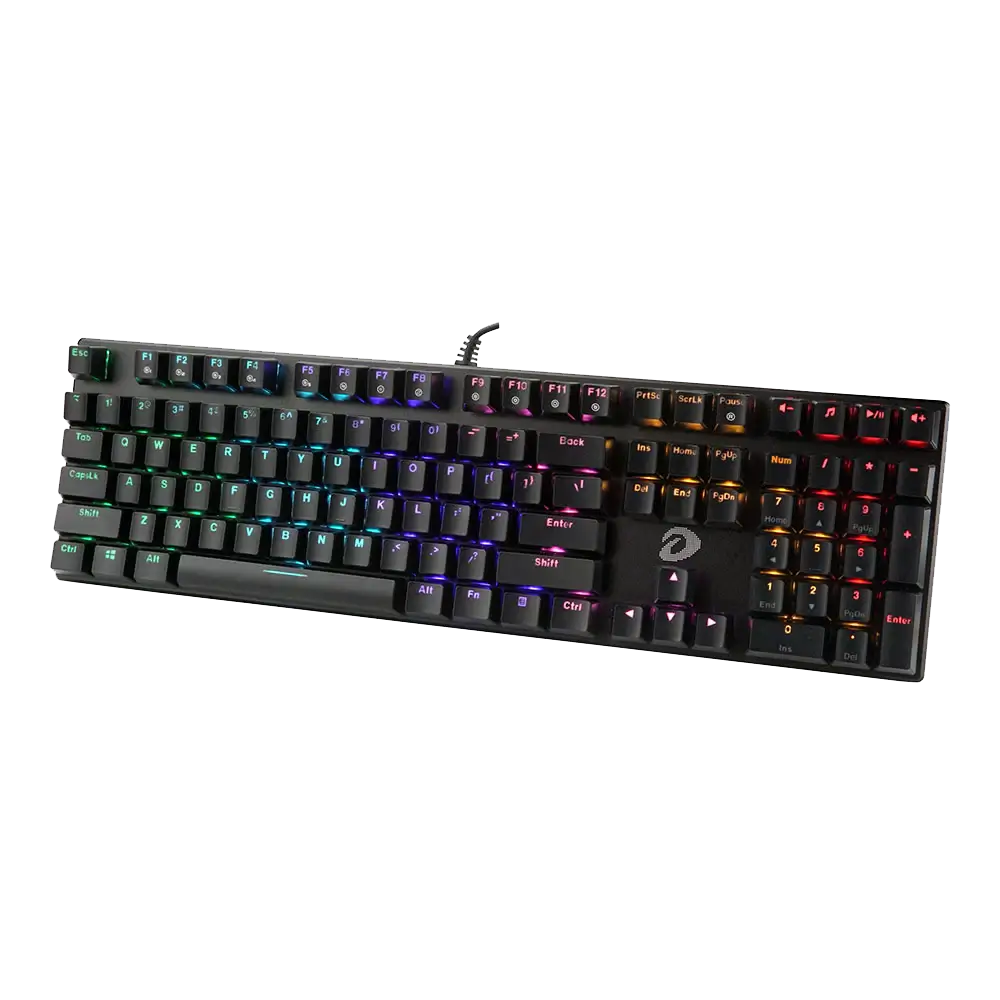 DAREU EK810 Multi-Led Black Gaming Keyboard - Fullsize 108 Keys, USB 2.0 3 DAREU EK810 Multi-Led Black Gaming Keyboard - Fullsize 108 Keys, USB 2.0 - Ảnh 3