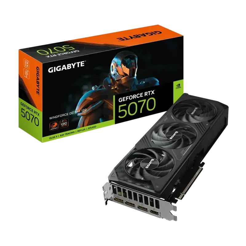 GIGABYTE GeForce RTX 5070 WINDFORCE OC SFF 12G Graphics Card 1 GIGABYTE GeForce RTX 5070 WINDFORCE OC SFF 12G Graphics Card