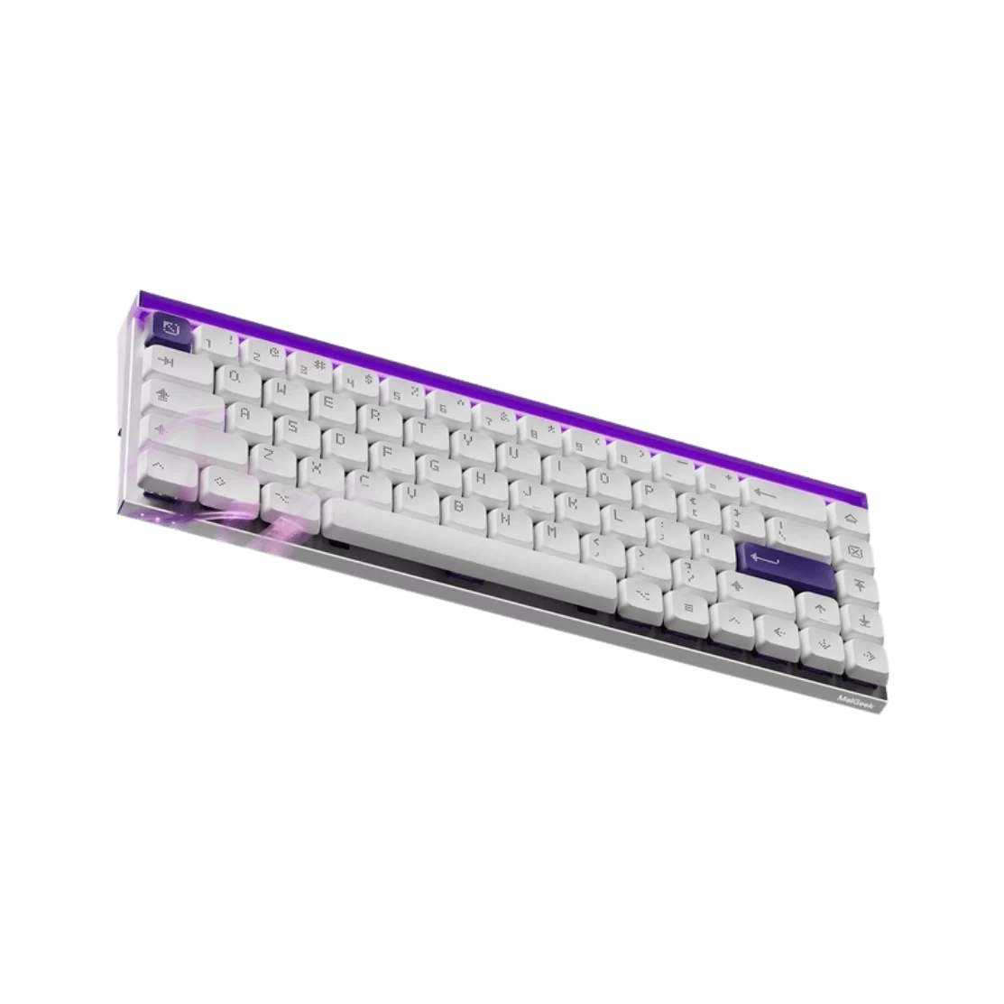 MelGeek MADE68 AIR 8K Purple Keyboard - HE Low-Profile, Rapid Trigger, True 8K Polling Rate, TTC KOM Mini Low-Profile switch 1 MelGeek MADE68 AIR 8K Purple Keyboard - HE Low-Profile, Rapid Trigger, True 8K Polling Rate, TTC KOM Mini Low-Profile switch
