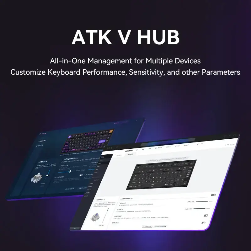 ATK RS7 Pro 8Khz Rapid Trigger Magnetic Switch Gaming Keyboard - 75%, Gateron Magnetic Jade Switch, Black Poron Foam Padding, Black Ice Crystal Weight 6 ATK RS7 Pro 8Khz Rapid Trigger Magnetic Switch Gaming Keyboard - 75%, Gateron Magnetic Jade Switch, Black Poron Foam Padding, Black Ice Crystal Weight - Ảnh 6