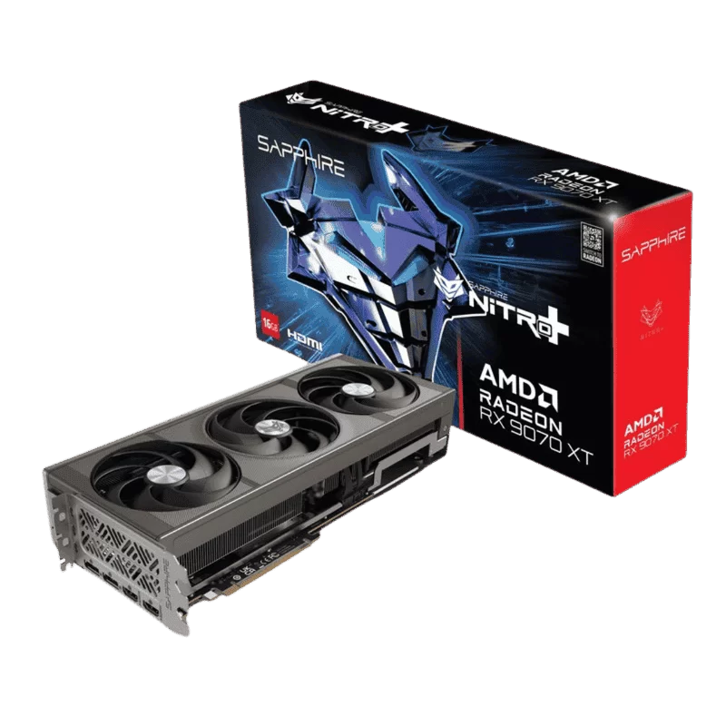 SAPPHIRE NITRO+ AMD Radeon™ RX 9070XT GAMING OC 16GB (11348-01-20G) Graphics Card 1 SAPPHIRE NITRO+ AMD Radeon™ RX 9070XT GAMING OC 16GB (11348-01-20G) Graphics Card
