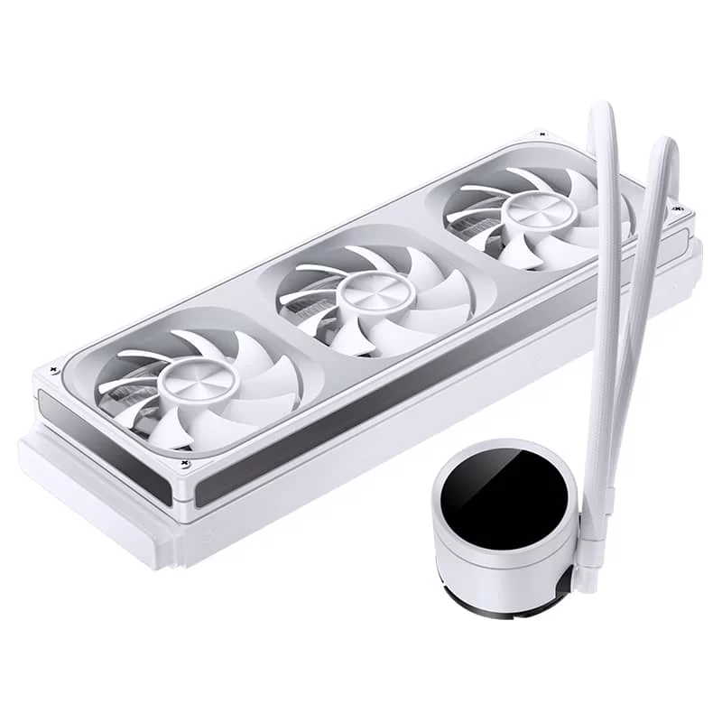 JONSBO TH-360 White AIO Liquid Cooling - 360mm radiator, Single Frame Unit 3x120mm 3Pin ARGB Fans 13 JONSBO TH-360 White AIO Liquid Cooling - 360mm radiator, Single Frame Unit 3x120mm 3Pin ARGB Fans - Ảnh 13