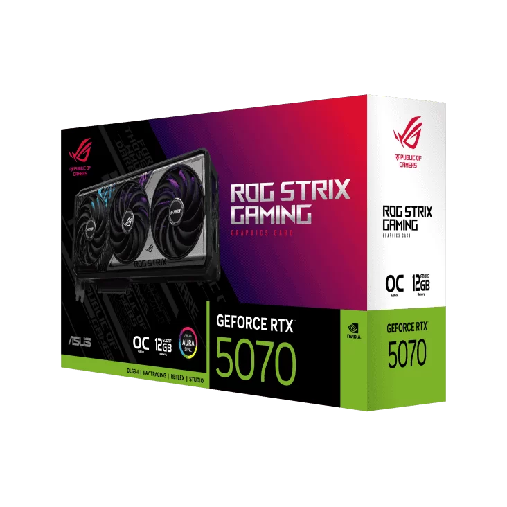 ASUS ROG Strix GeForce RTX 5070 OC Edition 12GB GDDR7 (ROG-STRIX-RTX5070-O12G-GAMING) Graphics Card 3 ASUS ROG Strix GeForce RTX 5070 OC Edition 12GB GDDR7 (ROG-STRIX-RTX5070-O12G-GAMING) Graphics Card - Ảnh 3
