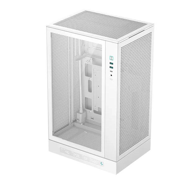 DEEPCOOL CH270 Digital WH - White, Vertical M-ATX Case 1 DEEPCOOL CH270 Digital WH - White, Vertical M-ATX Case