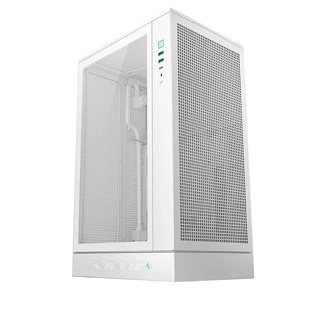 DEEPCOOL CH270 Digital WH - White, Vertical M-ATX Case 3 DEEPCOOL CH270 Digital WH - White, Vertical M-ATX Case - Ảnh 3