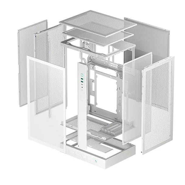 DEEPCOOL CH270 Digital WH - White, Vertical M-ATX Case 7 DEEPCOOL CH270 Digital WH - White, Vertical M-ATX Case - Ảnh 7