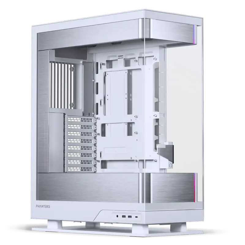 Phanteks Evolv X2 Silver White - See-through glass Design, Mid-Tower Case