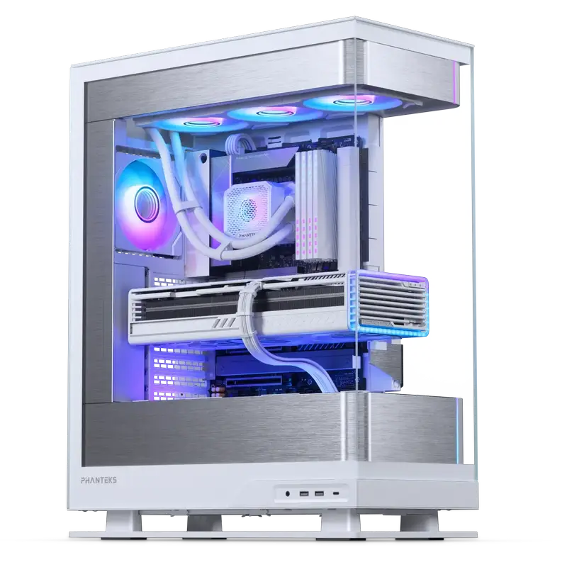 Phanteks Evolv X2 Silver White - See-through glass Design, Mid-Tower Case 9 Phanteks Evolv X2 Silver White - See-through glass Design, Mid-Tower Case - Ảnh 9