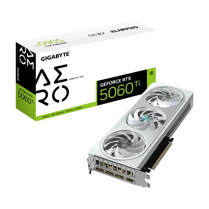 GIGABYTE GeForce RTX 5060Ti AERO OC 16G (GV-N506TAERO-OC-16GD) Graphics Card 1 GIGABYTE GeForce RTX 5060Ti AERO OC 16G (GV-N506TAERO-OC-16GD) Graphics Card