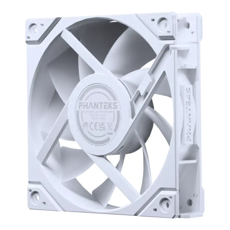 Phanteks M25G2-120 REVERSE White D-RGB 3-Pack Fans Case - 3x120mm reverse blade, 350 - 2000 RPM, 4-pin PWM, 3-pin 5V Addressable RGB 5 Phanteks M25G2-120 REVERSE White D-RGB 3-Pack Fans Case - 3x120mm reverse blade, 350 - 2000 RPM, 4-pin PWM, 3-pin 5V Addressable RGB - Ảnh 5
