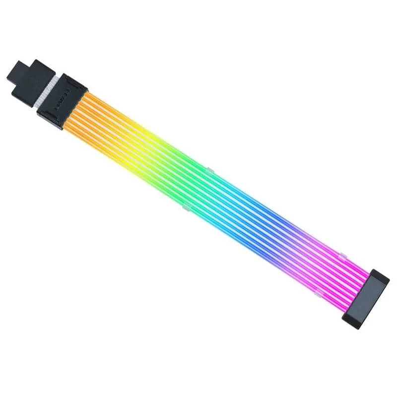 Lian Li Strimer Wireless 16-8 (PW16-81W) Addressable RGB Power Extension Cable - 340mm, 8 x light guide 6 Lian Li Strimer Wireless 16-8 (PW16-81W) Addressable RGB Power Extension Cable - 340mm, 8 x light guide - Ảnh 6