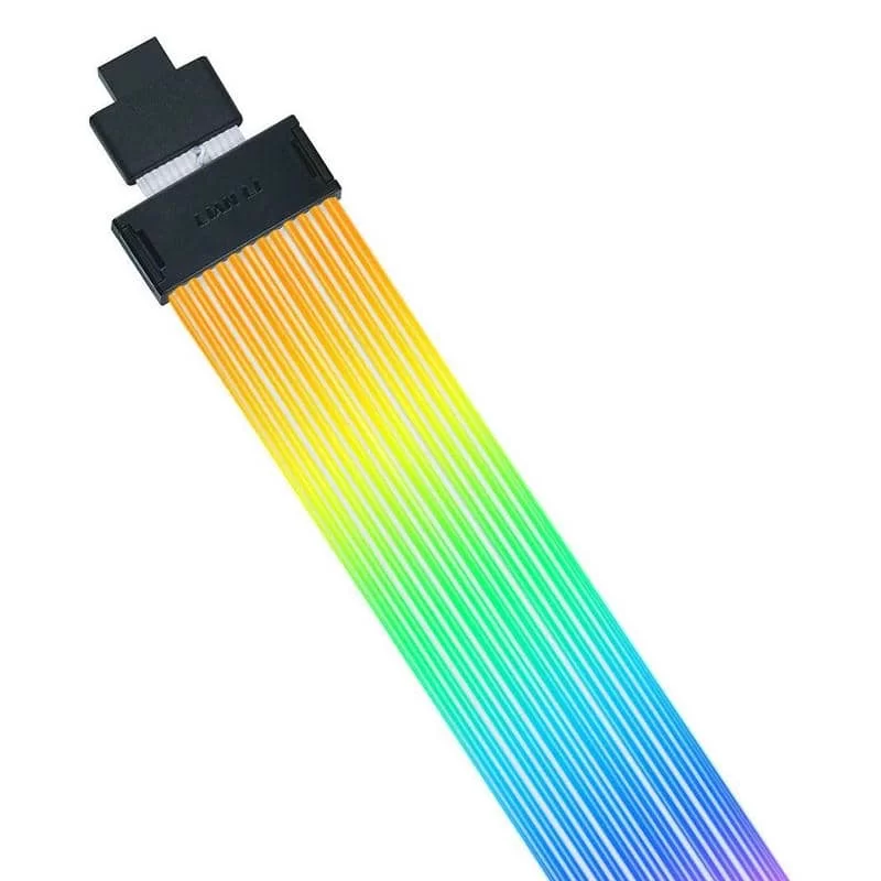 Lian Li Strimer Wireless 16-8 (PW16-81W) Addressable RGB Power Extension Cable - 340mm, 8 x light guide 2 Lian Li Strimer Wireless 16-8 (PW16-81W) Addressable RGB Power Extension Cable - 340mm, 8 x light guide - Ảnh 2