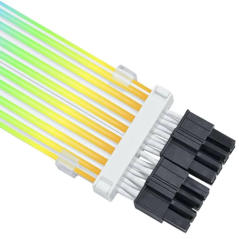 Lian Li Strimer Wireless CPU 2x8-PIN (PW8-1W-CPU) Addressable RGB Power Extension Cable - 260mm, 8 x light guide 5 Lian Li Strimer Wireless CPU 2x8-PIN (PW8-1W-CPU) Addressable RGB Power Extension Cable - 260mm, 8 x light guide - Ảnh 5