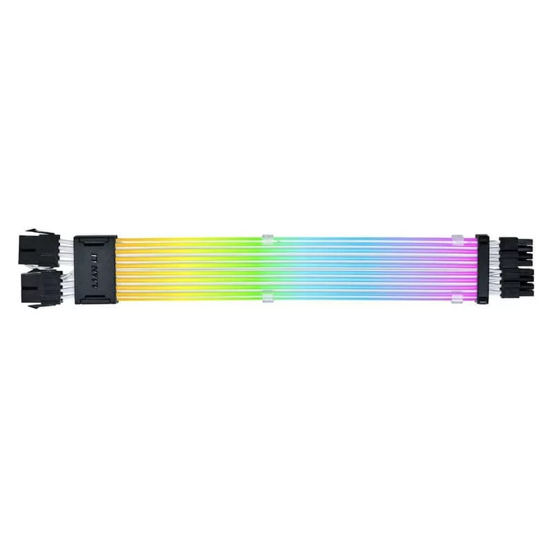 Lian Li Strimer Wireless CPU 2x8-PIN (PW8-1W-CPU) Addressable RGB Power Extension Cable - 260mm, 8 x light guide 6 Lian Li Strimer Wireless CPU 2x8-PIN (PW8-1W-CPU) Addressable RGB Power Extension Cable - 260mm, 8 x light guide - Ảnh 6