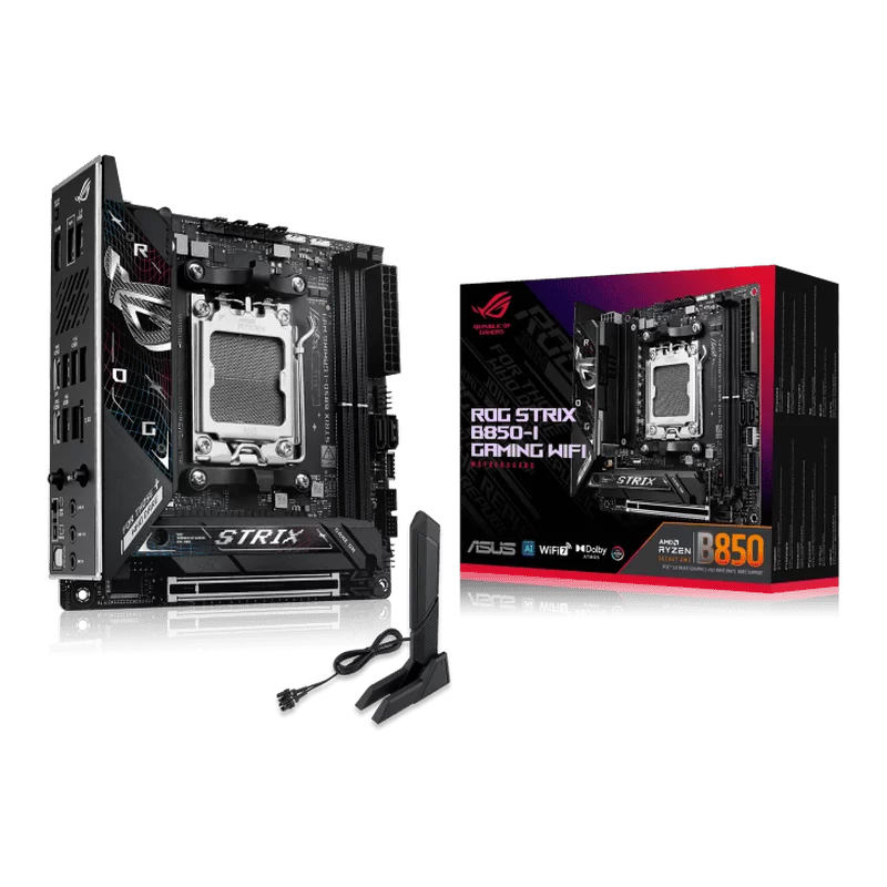 ASUS ROG STRIX B850-I GAMING WIFI Mainboard 1 ASUS ROG STRIX B850-I GAMING WIFI Mainboard