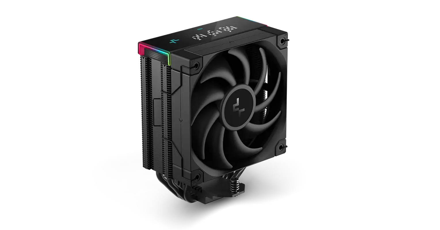 DEEPCOOL CH360 DIGITAL Black High Airflow Reimagined M-ATX Case