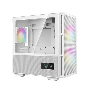 DEEPCOOL CH360 DIGITAL WH - White High Airflow Reimagined M-ATX Case 1 DEEPCOOL CH360 DIGITAL WH - White High Airflow Reimagined M-ATX Case