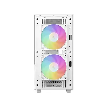 DEEPCOOL CH360 DIGITAL WH - White High Airflow Reimagined M-ATX Case 4 DEEPCOOL CH360 DIGITAL WH - White High Airflow Reimagined M-ATX Case - Ảnh 4