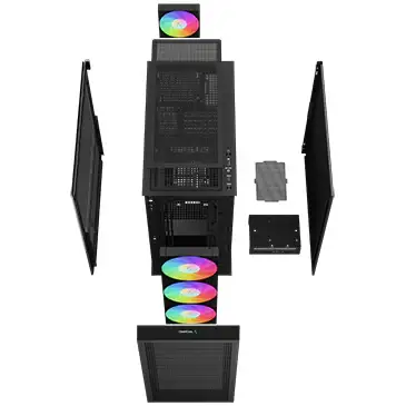 DEEPCOOL CH560 DIGITAL Black High Airflow Reimagined E-ATX Case 13 DEEPCOOL CH560 DIGITAL Black High Airflow Reimagined E-ATX Case - Ảnh 13