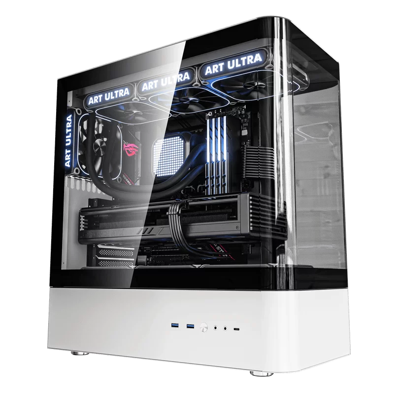 QC.Art HM1 Sea View ATX Tower Case 1 QC.Art HM1 Sea View ATX Tower Case