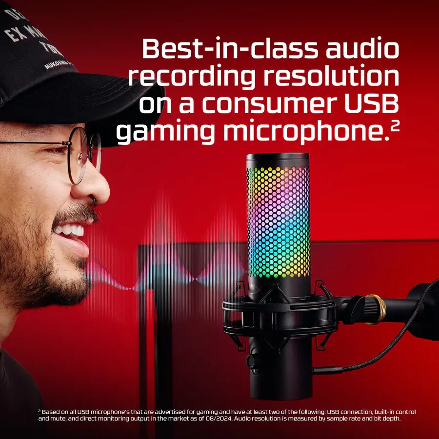 HyperX QuadCast 2 S Black - RGB USB Microphone 18 HyperX QuadCast 2 S Black - RGB USB Microphone - Ảnh 18