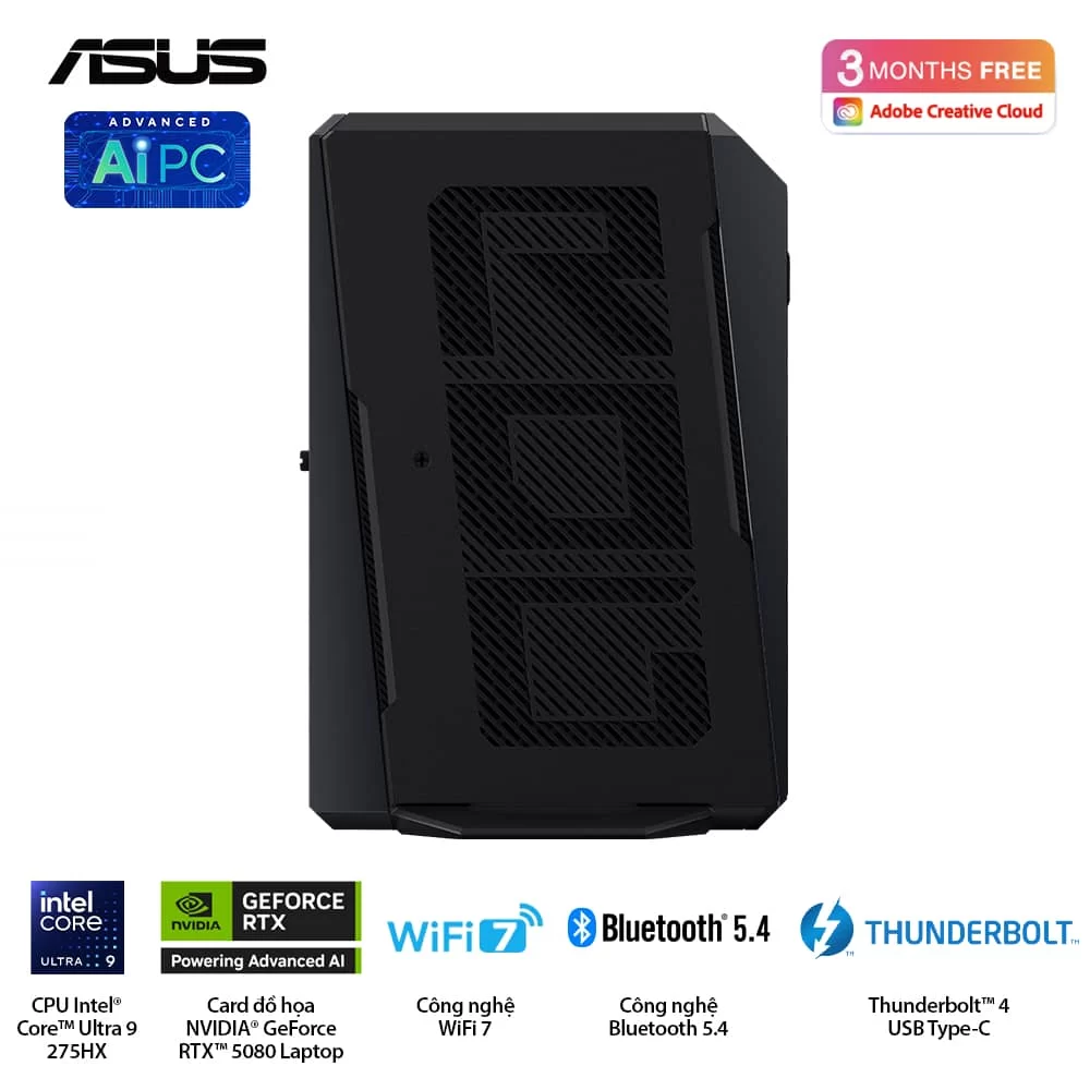 ASUS ROG NUC (2025) NUC15JNK (RNUC15JNK9X28AAU) Gaming Desktop mini PC - Ultra 9 275HX, 32GB (2x16GB) 6400 DDR5, 2TB M.2 2280 NVMe™ PCIe® 4.0, RTX 5080 Laptop GPU, Win 11 Home 6 ASUS ROG NUC (2025) NUC15JNK (RNUC15JNK9X28AAU) Gaming Desktop mini PC - Ultra 9 275HX, 32GB (2x16GB) 6400 DDR5, 2TB M.2 2280 NVMe™ PCIe® 4.0, RTX 5080 Laptop GPU, Win 11 Home - Ảnh 6