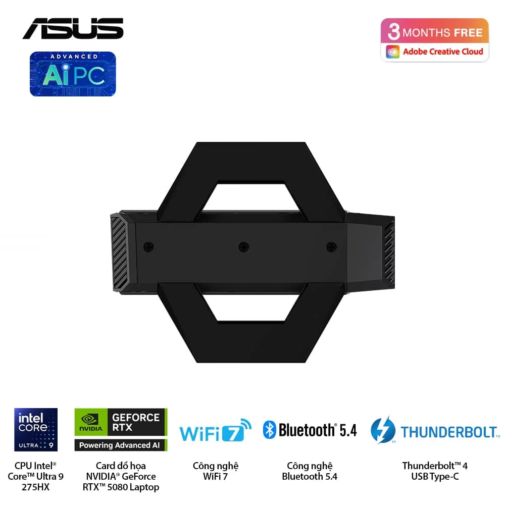 ASUS ROG NUC (2025) NUC15JNK (RNUC15JNK9X28AAU) Gaming Desktop mini PC - Ultra 9 275HX, 32GB (2x16GB) 6400 DDR5, 2TB M.2 2280 NVMe™ PCIe® 4.0, RTX 5080 Laptop GPU, Win 11 Home 12 ASUS ROG NUC (2025) NUC15JNK (RNUC15JNK9X28AAU) Gaming Desktop mini PC - Ultra 9 275HX, 32GB (2x16GB) 6400 DDR5, 2TB M.2 2280 NVMe™ PCIe® 4.0, RTX 5080 Laptop GPU, Win 11 Home - Ảnh 12