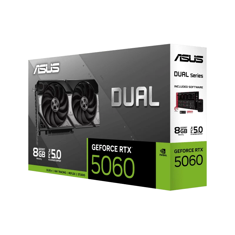 ASUS Dual GeForce RTX 5060 8GB GDDR7 (DUAL-RTX5060-8G) Graphics Card 11 ASUS Dual GeForce RTX 5060 8GB GDDR7 (DUAL-RTX5060-8G) Graphics Card - Ảnh 11