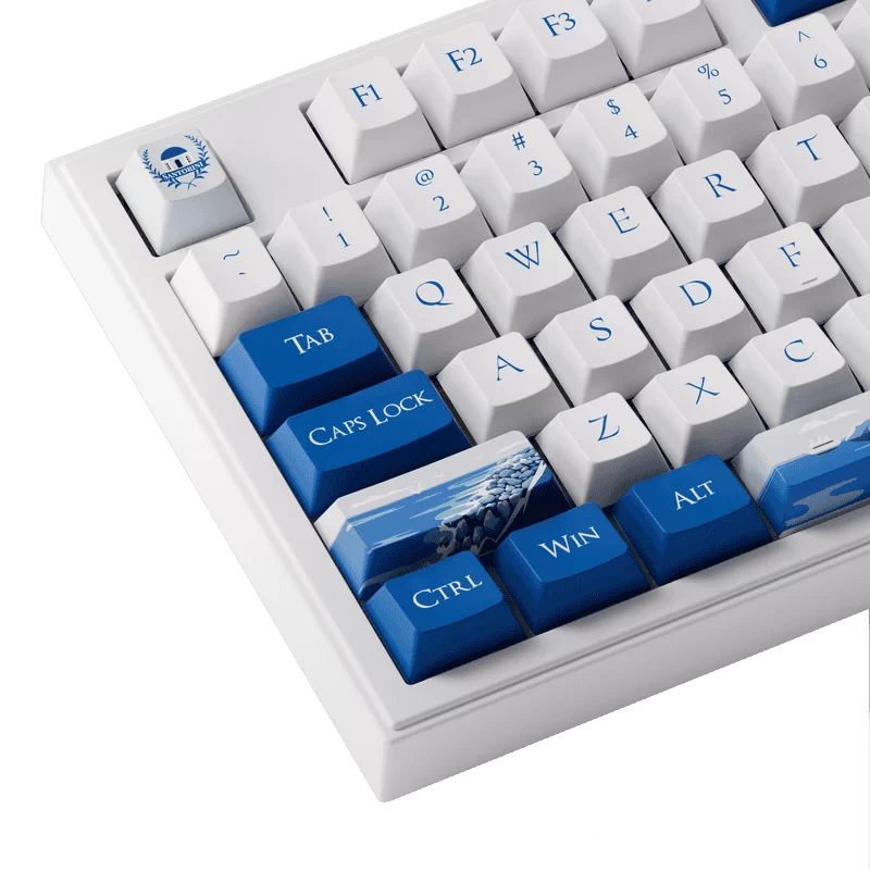 AKKO 5098B Santorini Keyboard - 98%, TFT LCD screen, Multi-modes, Gasket mount, PBT Dye-Sub Keycaps, Hotswap, 8000mAh 7 AKKO 5098B Santorini Keyboard - 98%, TFT LCD screen, Multi-modes, Gasket mount, PBT Dye-Sub Keycaps, Hotswap, 8000mAh - Ảnh 7