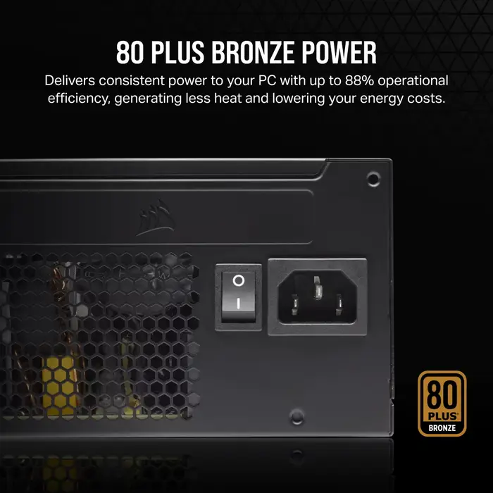 CORSAIR CX Series™ CX650 ATX PSU - 650 Watts, 80 PLUS Bronze, ATX12V 2.31 11 CORSAIR CX Series™ CX650 ATX PSU - 650 Watts, 80 PLUS Bronze, ATX12V 2.31 - Ảnh 11