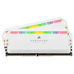 CORSAIR Dominator Platinum RGB 32GB Memory Kit - White, 32GB (2x16GB) DDR5, 6000MHz, CL36 (CMT32GX5M2X6000C36W)