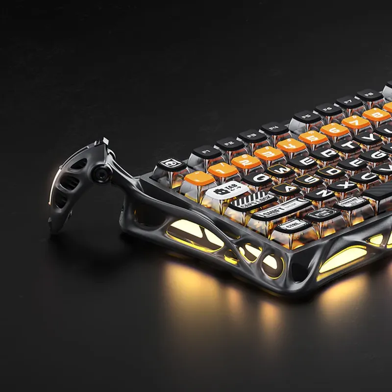 GravaStar Mercury K1 Pro Special Edition - CyberFlare Gaming Keyboard 3 GravaStar Mercury K1 Pro Special Edition - CyberFlare Gaming Keyboard - Ảnh 3