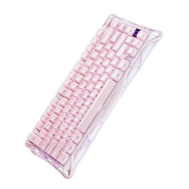 GravaStar Mercury K1 Special Edition - Sakura Pink Gaming Keyboard 6 GravaStar Mercury K1 Special Edition - Sakura Pink Gaming Keyboard - Ảnh 6