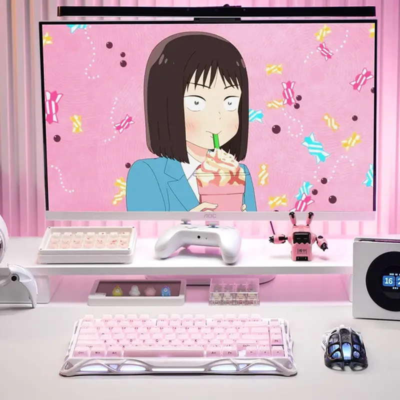 GravaStar Mercury K1 Special Edition - Sakura Pink Gaming Keyboard 11 GravaStar Mercury K1 Special Edition - Sakura Pink Gaming Keyboard - Ảnh 11