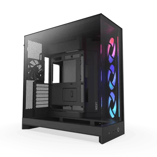 NZXT H9 Flow RGB Black Large Dual-Chamber Mid-Tower ATX Airflow Case