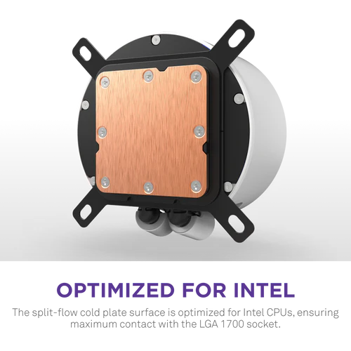 NZXT Kraken Elite 420 RGB V2 White AIO Liquid CPU Cooler - 2.72 inch IPS LCD & RGB, 420mm radiator, F420 RGB Core Fan 8 NZXT Kraken Elite 420 RGB V2 White AIO Liquid CPU Cooler - 2.72 inch IPS LCD & RGB, 420mm radiator, F420 RGB Core Fan - Ảnh 8