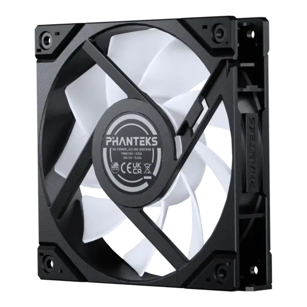 Phanteks M25G2-120 D-RGB Single Pack Fans - 1x120mm DRGB, 350 - 2000 RPM 4 Phanteks M25G2-120 D-RGB Single Pack Fans - 1x120mm DRGB, 350 - 2000 RPM - Ảnh 4
