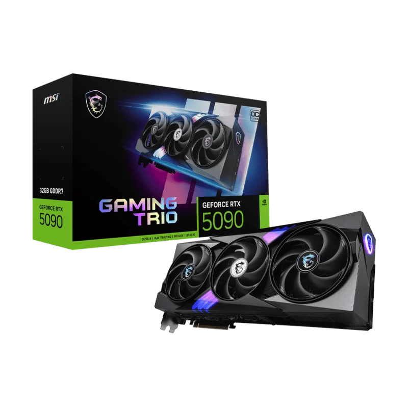 MSI GeForce RTX 5090 32G GAMING TRIO OC Graphics Card 1 MSI GeForce RTX 5090 32G GAMING TRIO OC Graphics Card