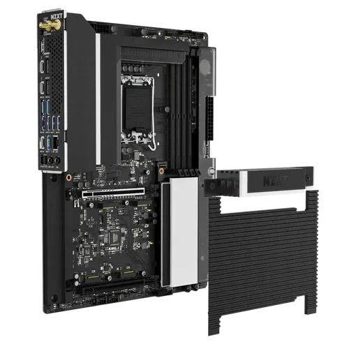 NZXT N9 Z890 Black Wi-Fi 7 Mainboard - Full Cover & RGB (N9-Z89XT-B1) 2 NZXT N9 Z890 Black Wi-Fi 7 Mainboard - Full Cover & RGB (N9-Z89XT-B1) - Ảnh 2