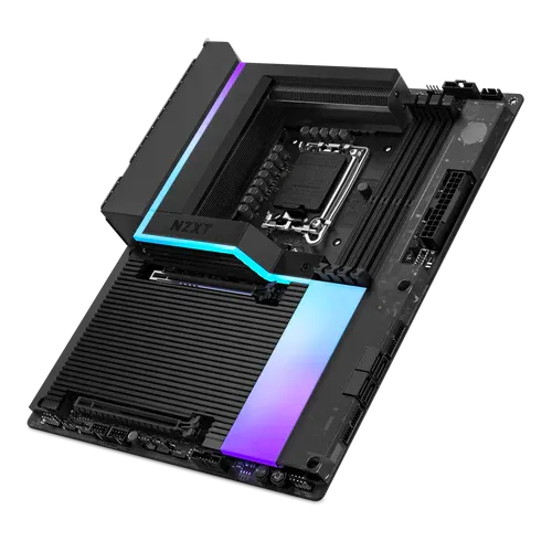 NZXT N9 Z890 Black Wi-Fi 7 Mainboard - Full Cover & RGB (N9-Z89XT-B1) 7 NZXT N9 Z890 Black Wi-Fi 7 Mainboard - Full Cover & RGB (N9-Z89XT-B1) - Ảnh 7