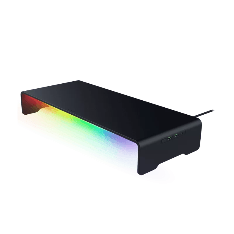 Razer Monitor Stand Chroma - Aluminum, 4-Port USB Hub 2 Razer Monitor Stand Chroma - Aluminum, 4-Port USB Hub - Ảnh 2