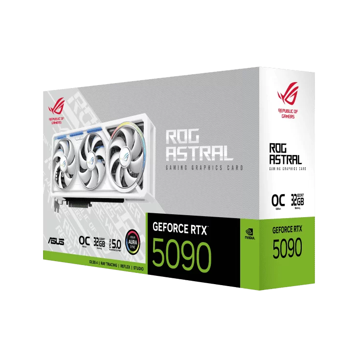 ASUS ROG Astral GeForce RTX 5090 WHITE OC Edition 32GB GDDR7 (ROG-ASTRAL-RTX5090-O32G-WHITE) Graphics Card 9 ASUS ROG Astral GeForce RTX 5090 WHITE OC Edition 32GB GDDR7 (ROG-ASTRAL-RTX5090-O32G-WHITE) Graphics Card - Ảnh 9