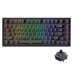 AKKO TAC75 Black HE Astrolink Magnetic Switch Gaming Keyboard - 75%, 8K Hz Polling Rate, ARGB, Cherry profile PBT Side-Printed Keycaps