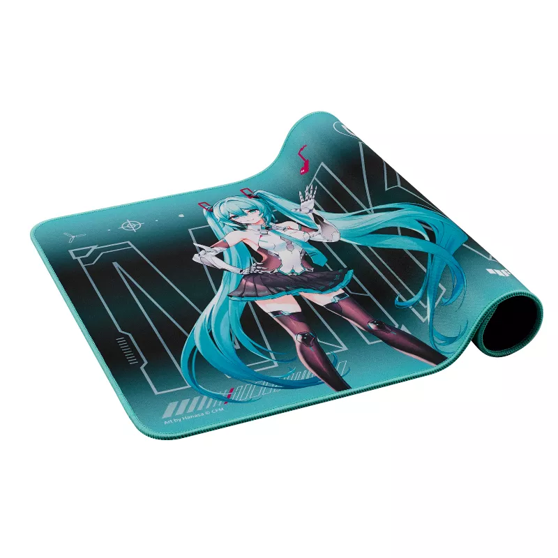 ASUS TUF Gaming P1 Hatsune Miku Edition Mouse Pad - 260 x 360 mm 4 ASUS TUF Gaming P1 Hatsune Miku Edition Mouse Pad - 260 x 360 mm - Ảnh 4