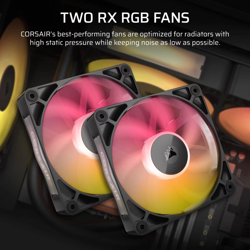 CORSAIR iCUE LINK TITAN 240 RX LCD AIO Liquid CPU Cooler (CW-9061022-WW) - Black, 240mm radiator, 2.1" (480x480) IPS Dispaly, iCUE LINK System Hub included 8 CORSAIR iCUE LINK TITAN 240 RX LCD AIO Liquid CPU Cooler (CW-9061022-WW) - Black, 240mm radiator, 2.1" (480x480) IPS Dispaly, iCUE LINK System Hub included - Ảnh 8
