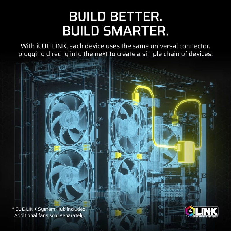 CORSAIR iCUE LINK TITAN 240 RX LCD AIO Liquid CPU Cooler (CW-9061022-WW) - Black, 240mm radiator, 2.1" (480x480) IPS Dispaly, iCUE LINK System Hub included 11 CORSAIR iCUE LINK TITAN 240 RX LCD AIO Liquid CPU Cooler (CW-9061022-WW) - Black, 240mm radiator, 2.1" (480x480) IPS Dispaly, iCUE LINK System Hub included - Ảnh 11