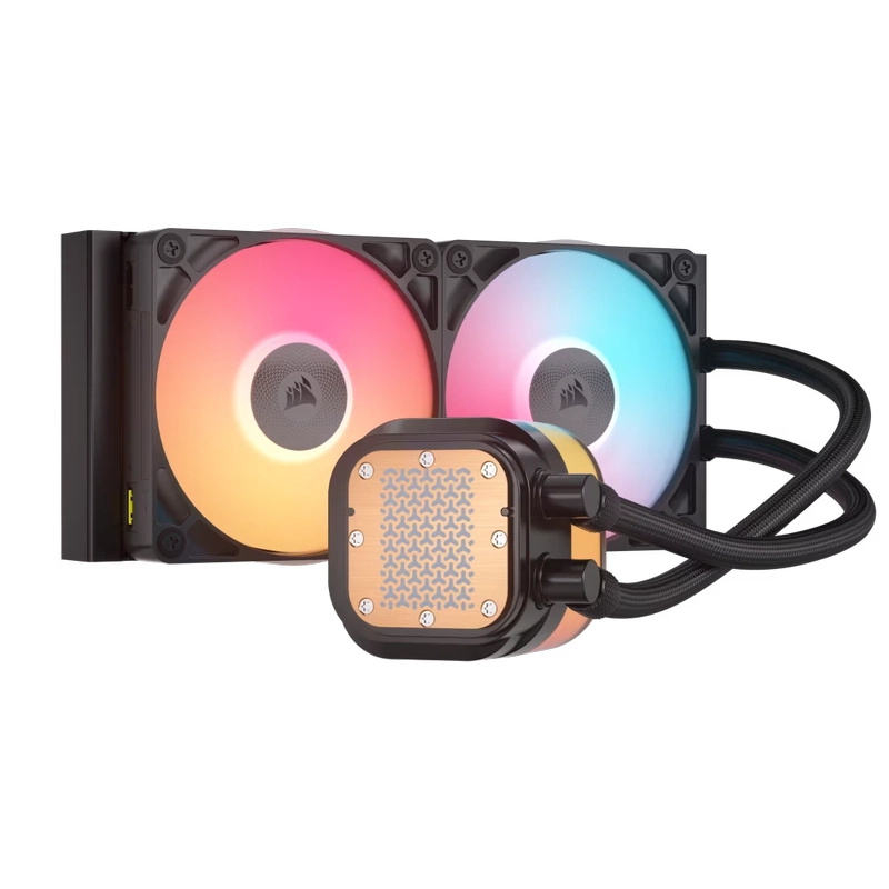 CORSAIR iCUE LINK TITAN 240 RX LCD AIO Liquid CPU Cooler (CW-9061022-WW) - Black, 240mm radiator, 2.1" (480x480) IPS Dispaly, iCUE LINK System Hub included 5 CORSAIR iCUE LINK TITAN 240 RX LCD AIO Liquid CPU Cooler (CW-9061022-WW) - Black, 240mm radiator, 2.1" (480x480) IPS Dispaly, iCUE LINK System Hub included - Ảnh 5