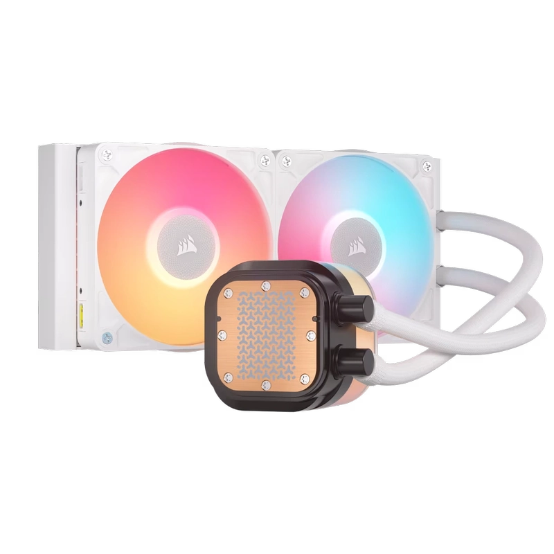 CORSAIR iCUE LINK TITAN 240 RX LCD AIO Liquid CPU Cooler (CW-9061025-WW) - White, 240mm radiator, 2.1" (480x480) IPS Dispaly, iCUE LINK System Hub included 5 CORSAIR iCUE LINK TITAN 240 RX LCD AIO Liquid CPU Cooler (CW-9061025-WW) - White, 240mm radiator, 2.1" (480x480) IPS Dispaly, iCUE LINK System Hub included - Ảnh 5