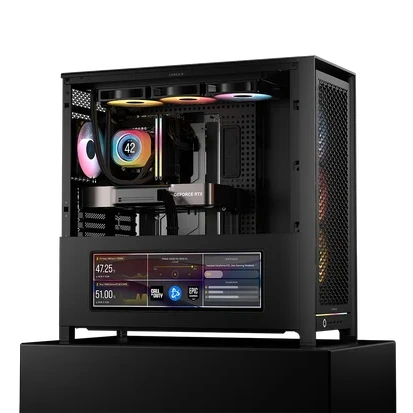 CORSAIR FRAME 5000D RS ARGB Black Modular Mid Tower PC Case - Tempered Glass, 4x RS140 ARGB fans 4 CORSAIR FRAME 5000D RS ARGB Black Modular Mid Tower PC Case - Tempered Glass, 4x RS140 ARGB fans - Ảnh 4